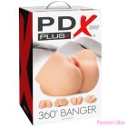 PDX PLUS - 360 BANGER REALISTIC ANAL AND VAGINA MASTURBATOR